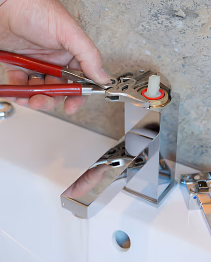 Installation de lavabo