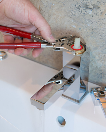 Installation de lavabo
