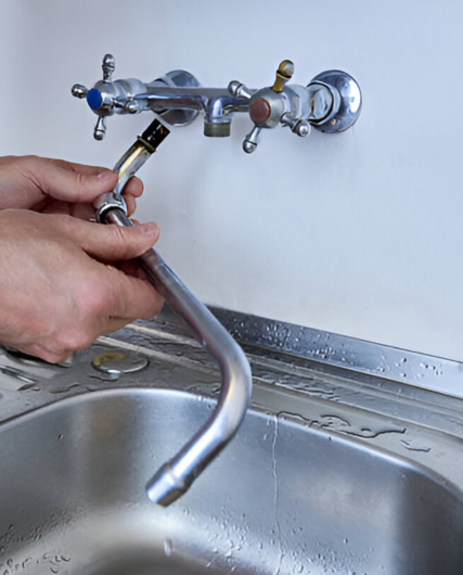 Installation d’évier
